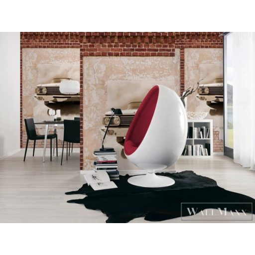 AS CREATION The Wall 2 39243-1 barna oldtimer mintás térhatású digitális panel