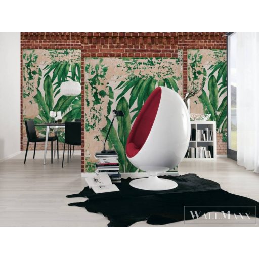 AS CREATION The Wall 2 39245-2 zöld levél mintás térhatású digitális panel
