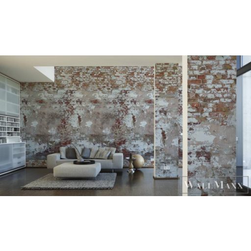 AS CREATION The Wall 2 39250-1 barna tégla mintás térhatású digitális panel