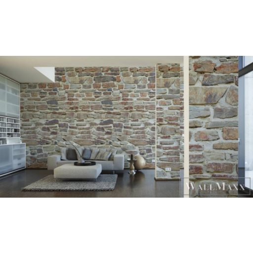 AS CREATION The Wall 2 39251-1 barna tégla mintás térhatású digitális panel