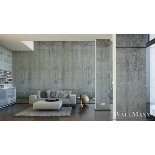 AS CREATION The Wall 2 39255-1 szürke beton mintás térhatású digitális panel