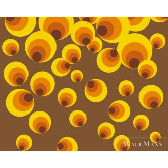   AS CREATION The Wall 2 39258-1 sárga pávaszem mintás grafikus digitális panel