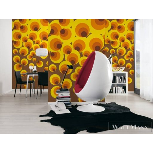 AS CREATION The Wall 2 39258-1 sárga pávaszem mintás grafikus digitális panel