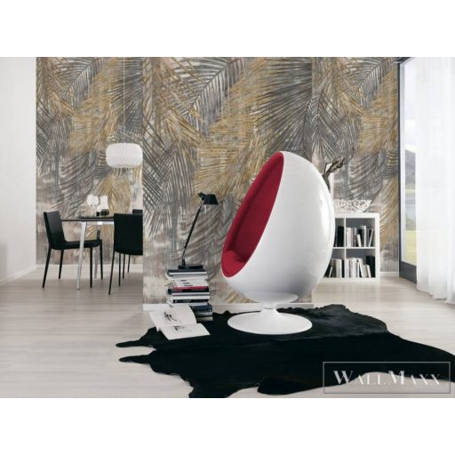 AS CREATION The Wall 2 39261-1 barna levél mintás modern digitális panel