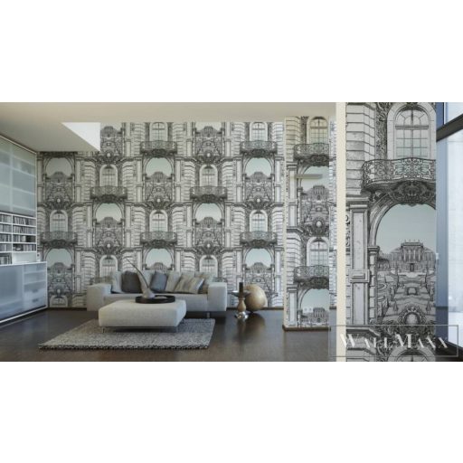 AS CREATION The Wall 2 39311-1 világos óváros mintás grafikus digitális panel