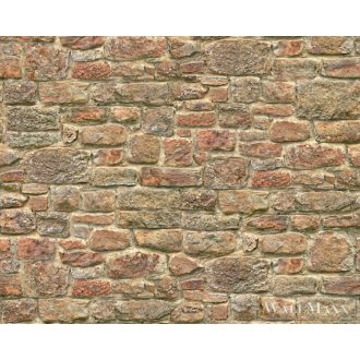   AS CREATION The Wall 2 39318-1 bézs tégla mintás térhatású digitális panel