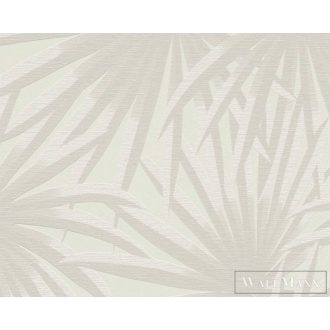   AS CREATION Casual Living 39338-1 bézs leveles természet tapéta