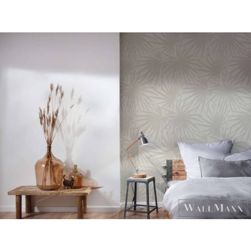 AS CREATION Casual Living 39338-1 bézs leveles természet tapéta