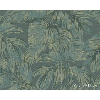   AS CREATION Casual Living 39340-1 zöld leveles természet tapéta