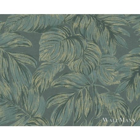 AS CREATION Casual Living 39340-1 zöld leveles természet tapéta