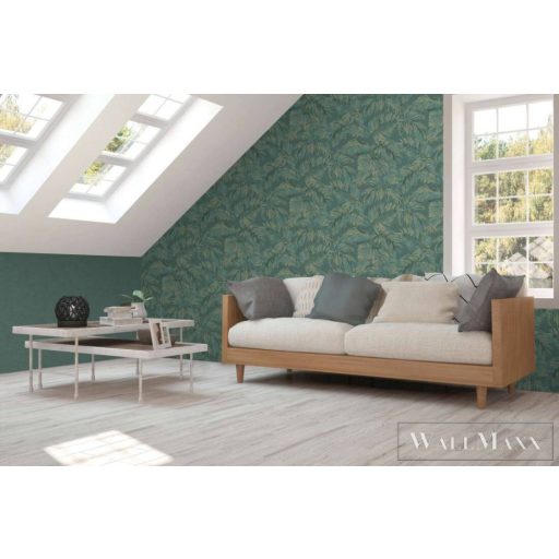 AS CREATION Casual Living 39340-1 zöld leveles természet tapéta