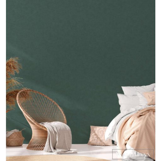 AS CREATION Casual Living 39341-1 zöld strukturált uni tapéta