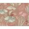 AS CREATION Famous Garden 39348-2 pink levél mintás grafikus tapéta