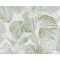 AS CREATION Famous Garden 39355-4 zöld levél mintás grafikus tapéta