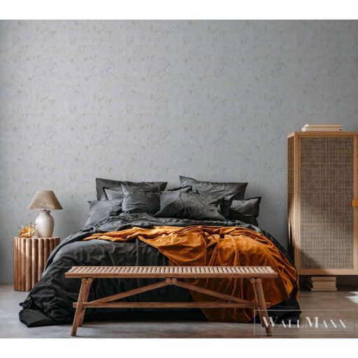 AS CREATION Casual Living 39387-2 ezüst-szürke márványos uni tapéta