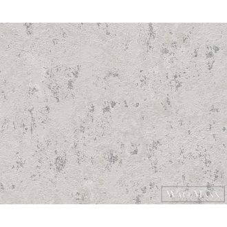   AS CREATION Casual Living 39387-3 ezüst-fehér márványos uni tapéta