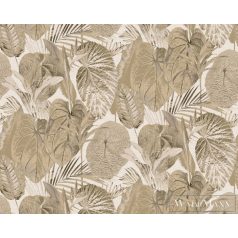   AS CREATION Royal Botanic 39409-1 barna levél mintás természet XXL tapéta