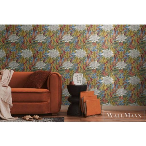 AS CREATION Drawn Into Nature 39428-4 színes virág mintás természet tapéta