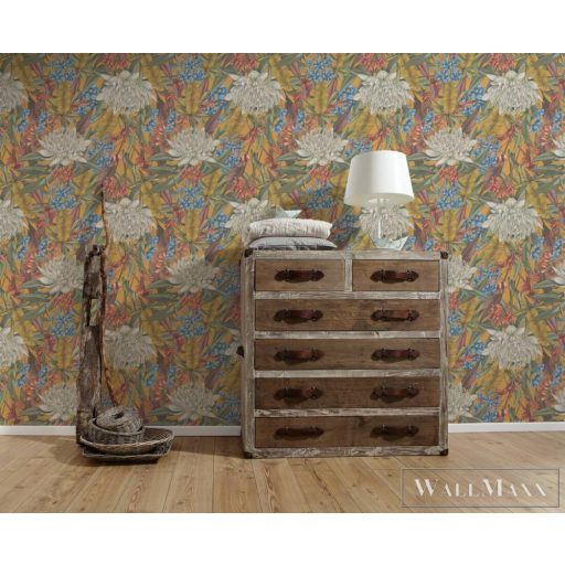 AS CREATION Drawn Into Nature 39428-4 színes virág mintás természet tapéta