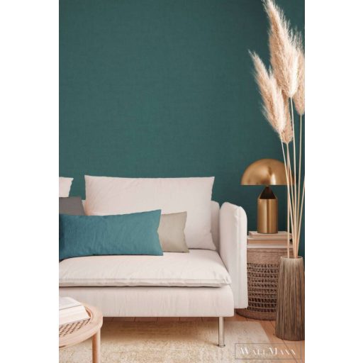 AS CREATION Jade 39503-6 kék absztrakt egyszínű tapéta