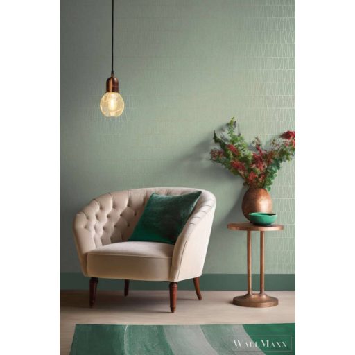 AS CREATION Jade 39506-1 zöld kő mintás fémhatású tapéta