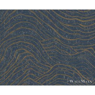 AS CREATION Jade 39507-4 kék hullámos kőmintás tapéta