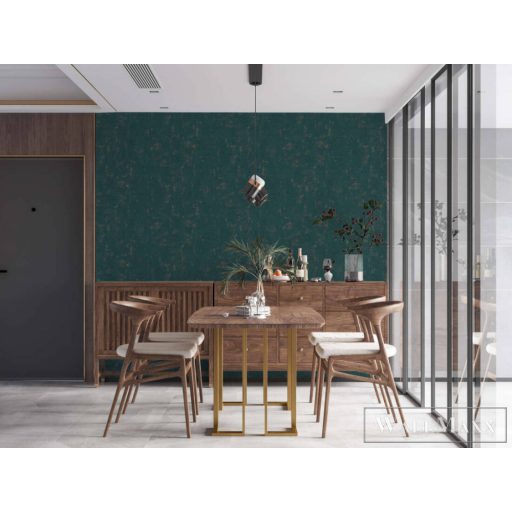 AS CREATION Jade 39512-2 zöld absztrakt egyszínű tapéta