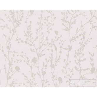   AS CREATION Casual Living 39546-1 krémszínű leveles vidéki tapéta