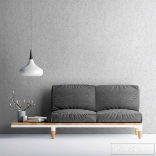 AS CREATION Casual Living 39546-2 fehér leveles vidéki tapéta