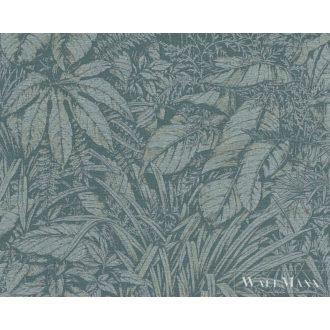   AS CREATION Smart Surfaces 39560-3 kék leveles modern tapéta