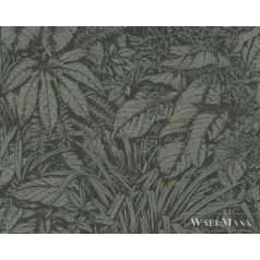   AS CREATION Smart Surfaces 39560-4 kék leveles modern tapéta