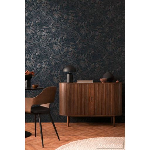 AS CREATION Smart Surfaces 39560-5 kék leveles modern tapéta