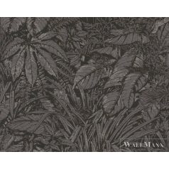   AS CREATION Smart Surfaces 39560-6 fekete leveles modern tapéta