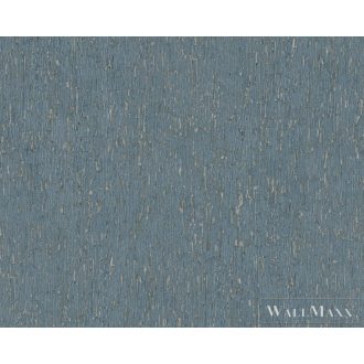   AS CREATION Smart Surfaces 39562-1 kék vidékies uni tapéta