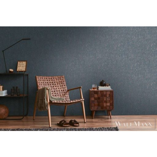 AS CREATION Smart Surfaces 39562-2 kék vidékies uni tapéta