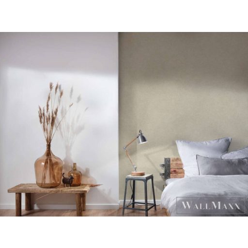 AS CREATION Smart Surfaces 39565-4 bézs szövet uni tapéta