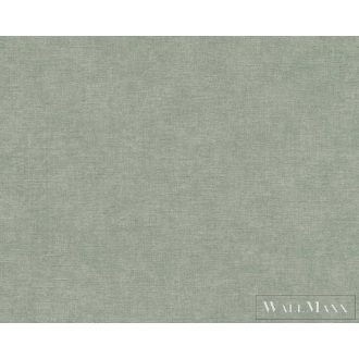 AS CREATION Smart Surfaces 39566-5 zöld szövet uni tapéta
