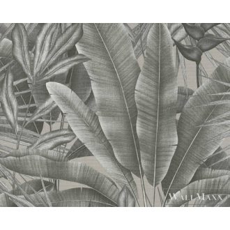   AS CREATION Stories of Life 39647-3 bézs leveles természet tapéta