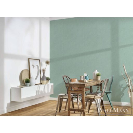 AS CREATION Stories of Life 39651-1 türkiz szövet uni tapéta