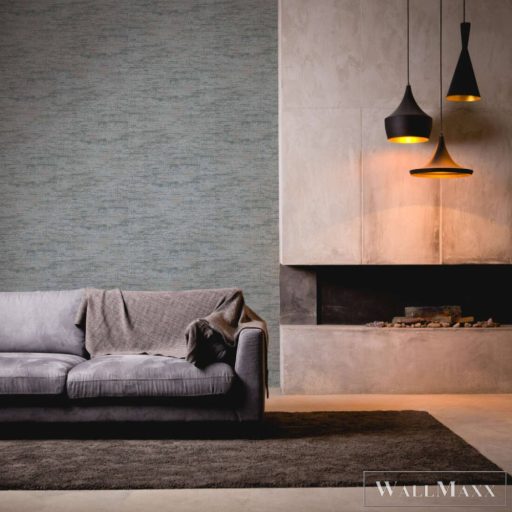 AS CREATION Stories of Life 39657-1 zöld absztrakt uni tapéta