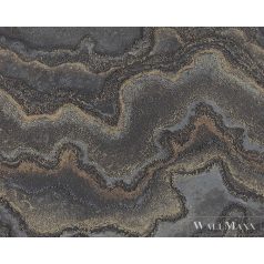   AS CREATION Stories of Life 39659-4 fekete márvány modern tapéta