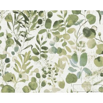   AS CREATION PintWalls 2 39697-1 zöld leveles grafikai tapéta