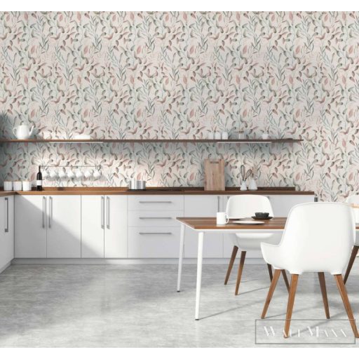 AS CREATION PintWalls 2 39745-1 rózsaszín virágos grafikai tapéta