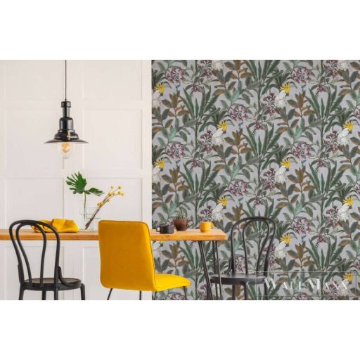 AS CREATION PintWalls 2 39748-3 zöld kakadu grafikai tapéta