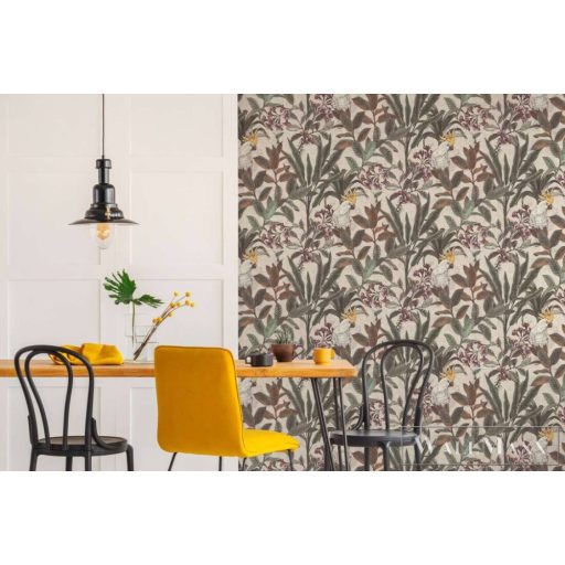 AS CREATION PintWalls 2 39748-4 zöld kakadu grafikai tapéta