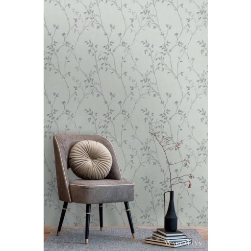 AS CREATION Pure Elegance 39767-4 ezüst virág természet tapéta