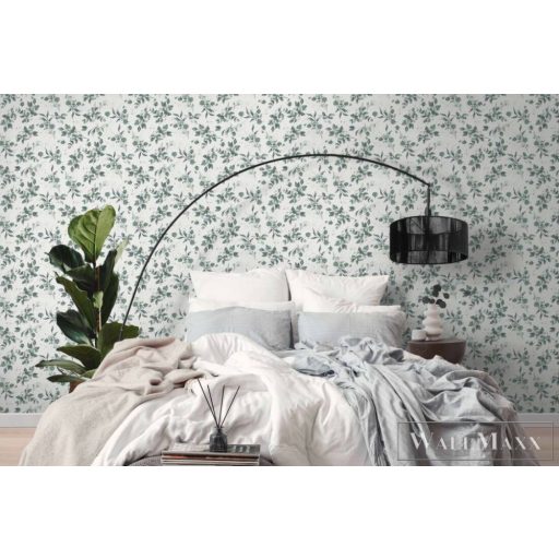 AS CREATION Pure Elegance 39768-2 zöld levél természet tapéta