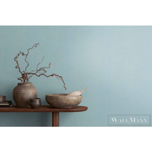 AS CREATION Pure Elegance 39784-3 türkíz szövet uni tapéta