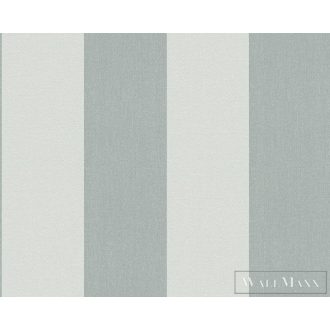   AS CREATION Pure Elegance 39791-1 zöld csíkos klasszikus tapéta