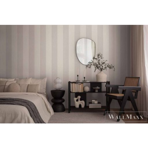 AS CREATION Pure Elegance 39797-3 bézs csíkos klasszikus tapéta